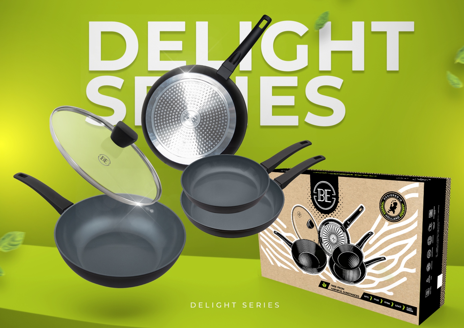 A photo of the BE-Living Delight Series Cookware