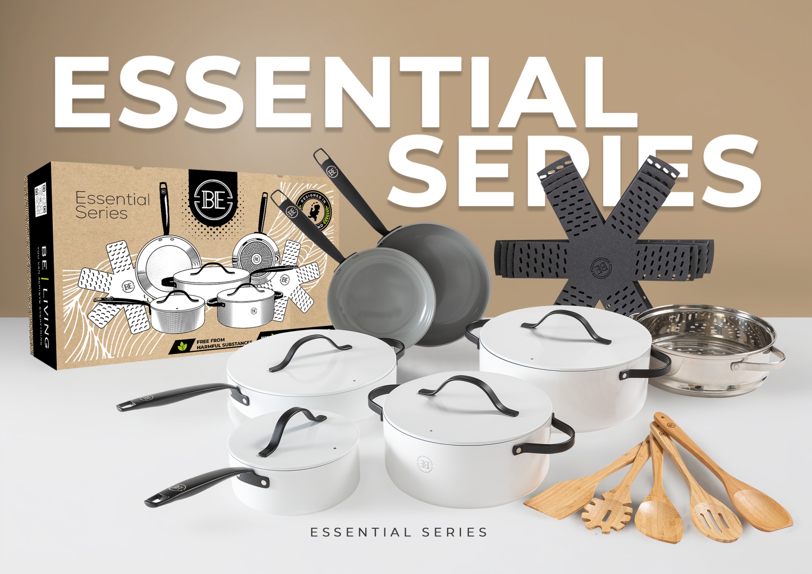 A photo of the Be-Living Essential Series Cookware